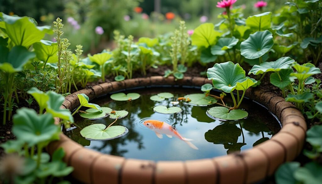 Comprendre le cycle écologique d’un bassin potager à la maison