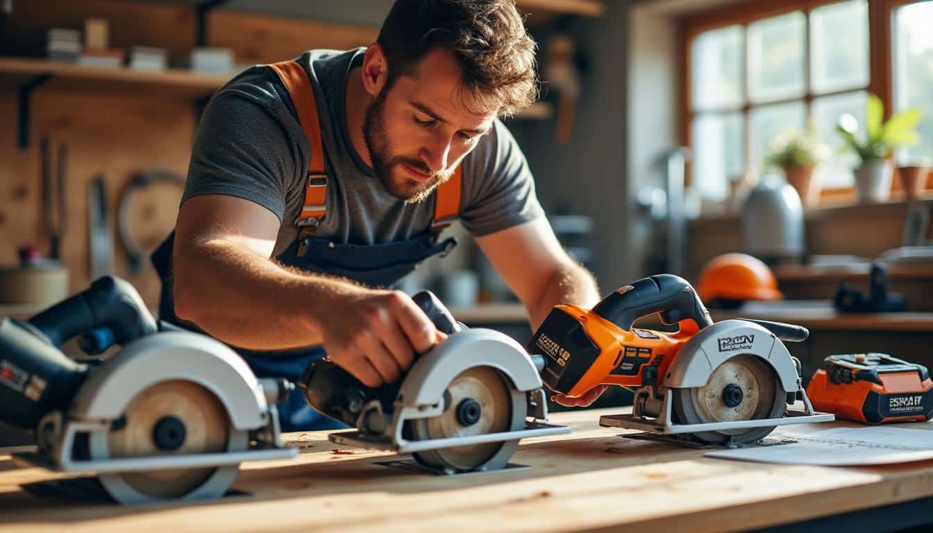 Illustration: Comment choisir une scie circulaire sans fil selon ses critères techniques essentiels