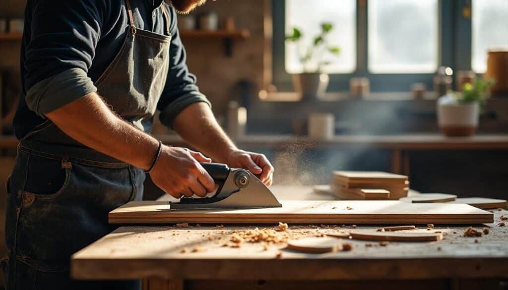 Fabriquer une étagère murale en utilisant une scie pour la menuiserie
