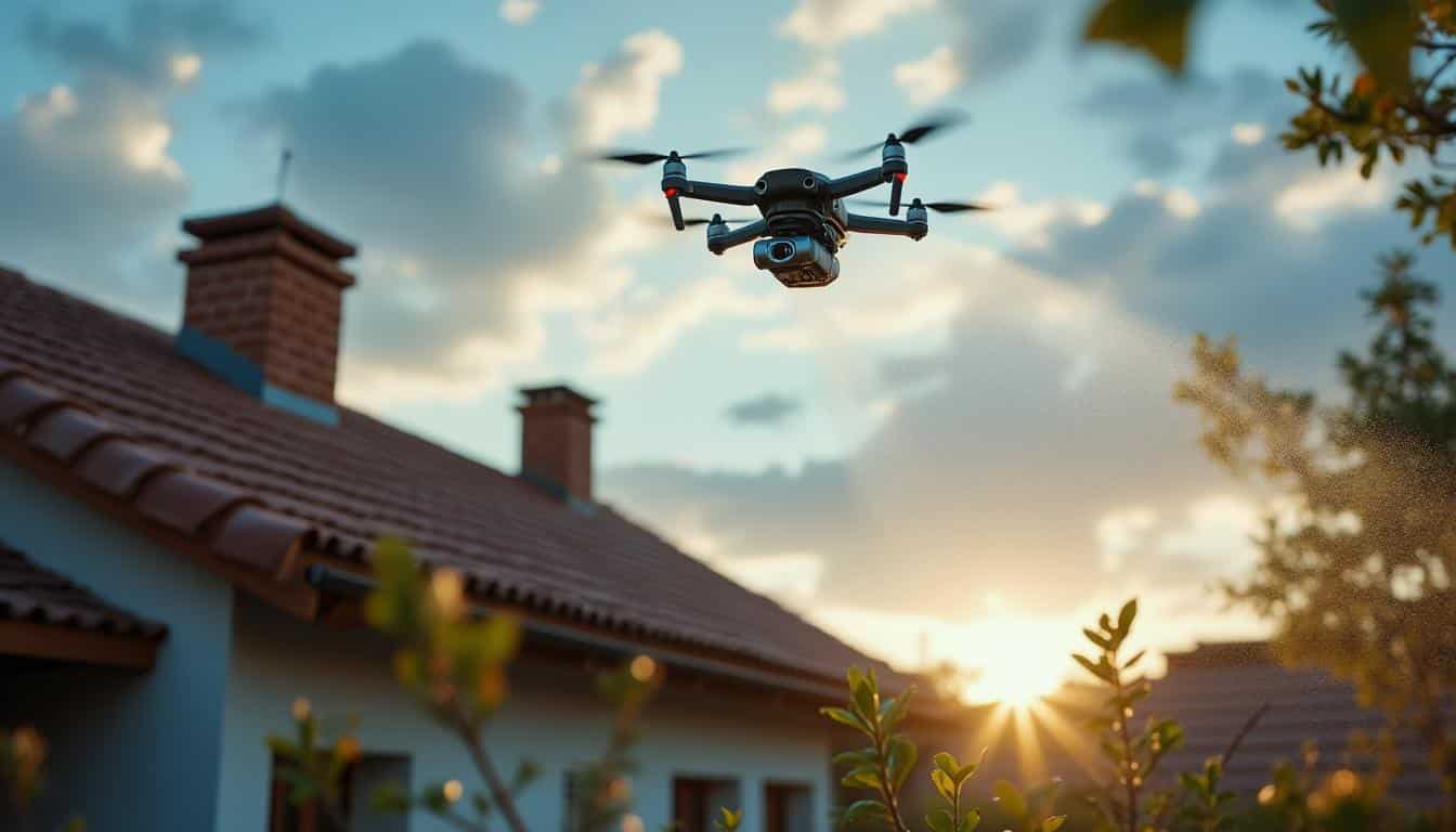 Illustration: Pourquoi opter aujourd’hui pour le nettoyage de toiture avec un drone ?