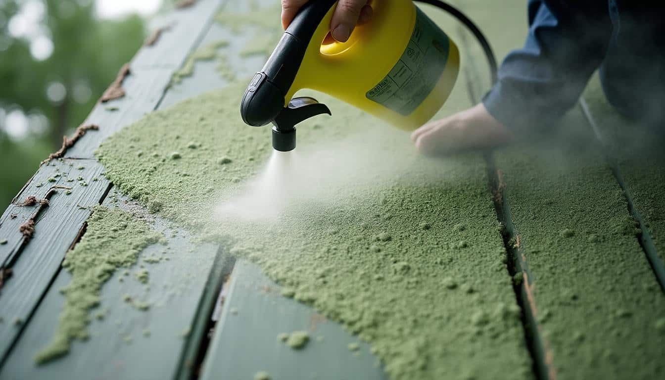 Produit anti mousse toiture professionnel : efficacité et protection durable