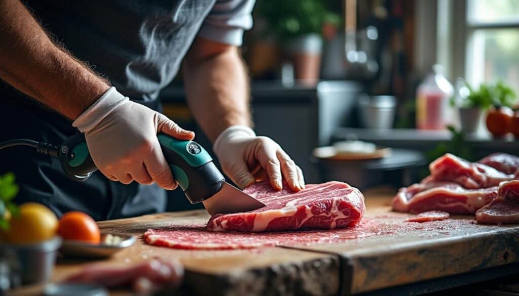 Scie de boucher électrique : guide complet pour une découpe parfaite