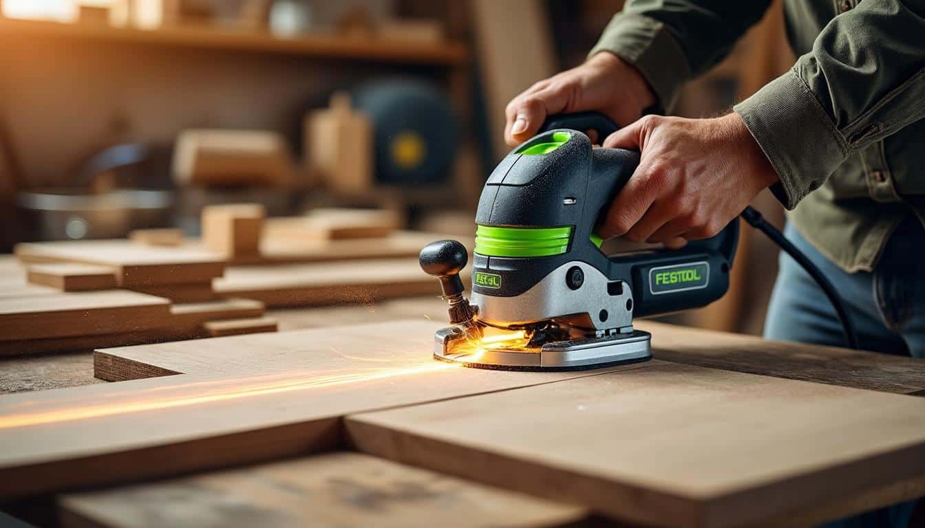 Illustration: Comment tirer parti des fonctions et technologies avancées de la scie Festool TS 55 ?