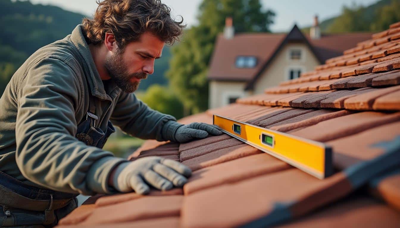 Illustration: Comprendre la pente minimale pour une toiture en tuiles
