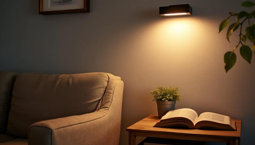 Applique murale sans fil rechargeable : éclairage flexible et design
