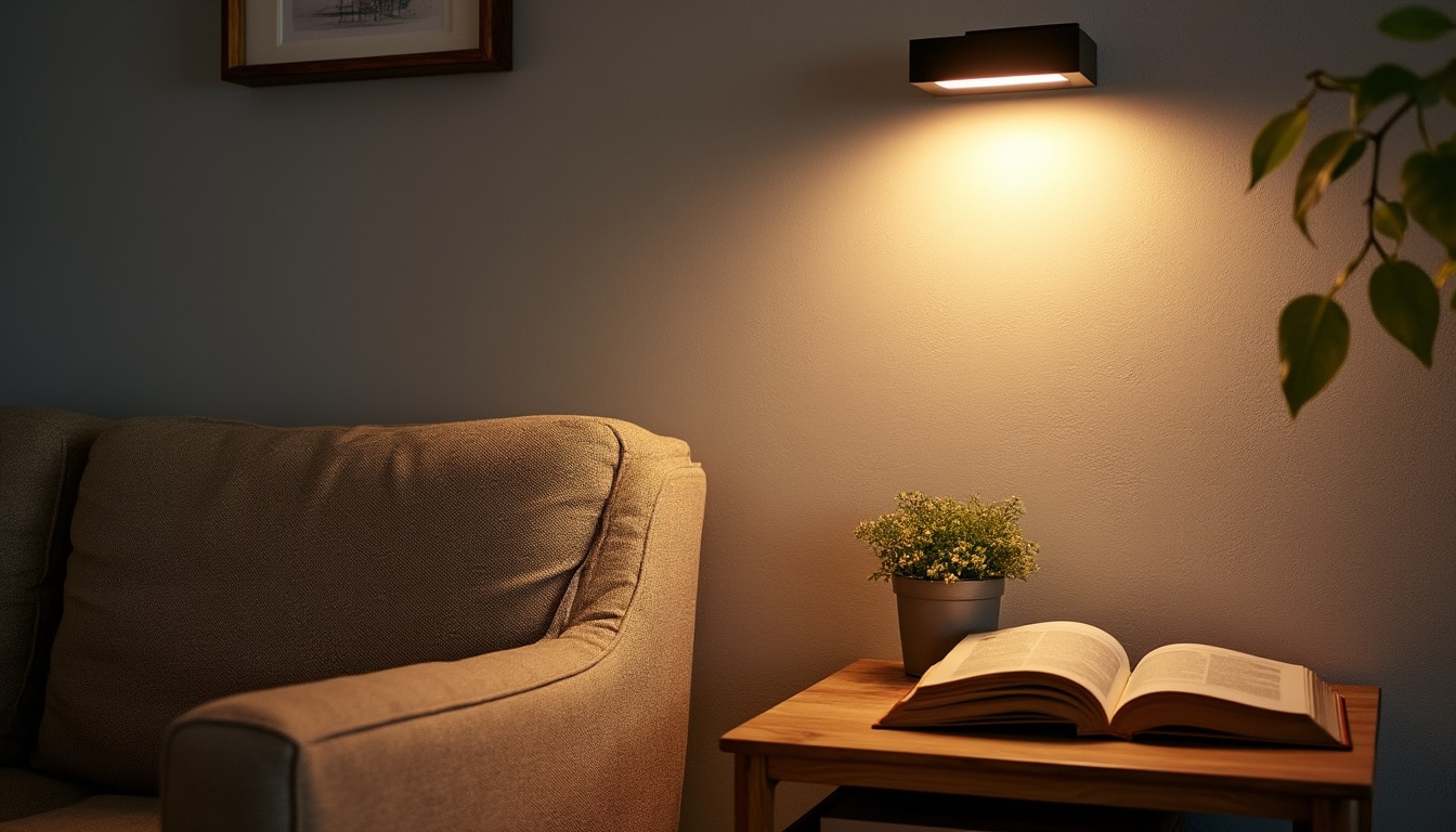 Applique murale sans fil rechargeable : éclairage flexible et design