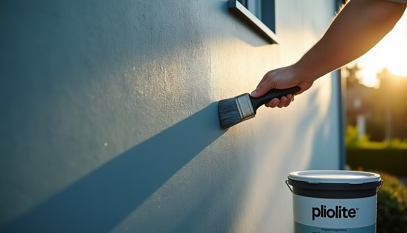 Peinture à base de résine pliolite : guide complet pour façade durable