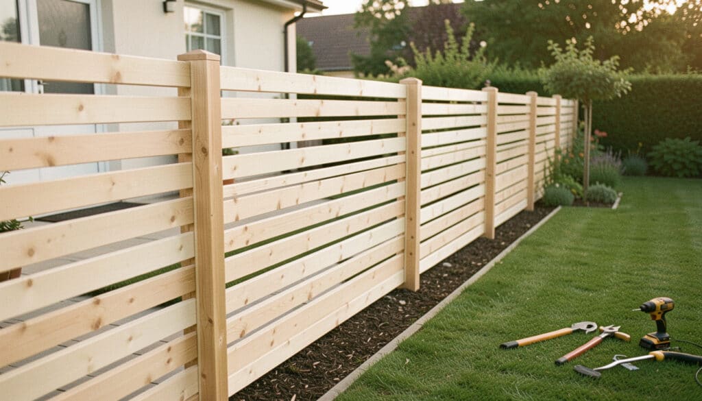 Clôture en bois pas chère : bien choisir sans trop payer