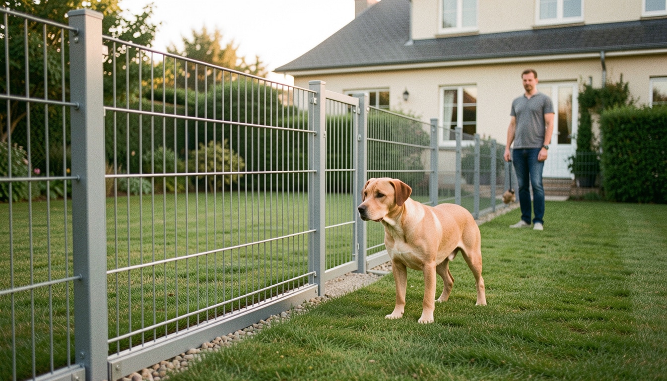 Quelle clôture anti-fugue choisir pour son chien ?