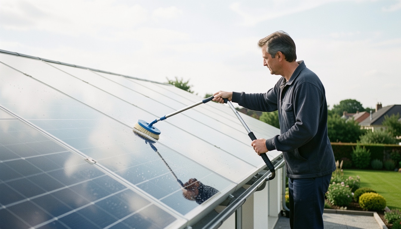 Comment nettoyer ses panneaux solaires sans les abîmer